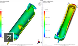 Simulation Moldflow：模具收縮率和翹曲